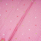 Pink Checks embroidery Cotton Fabric MJF-31317 - TradeUNO