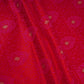 Red Zari Booti Tanchoi Silk Fabric HMSS-32750