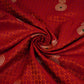 Orange Zari Meena Boota Tanchoi Silk Fabric HMSS-32747