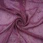 Purple Cutdana Sequins Embroidery Organza Fabric 21019