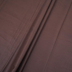 Dark Brown Solid Suiting Fabric ASMI-31277 - TradeUNO