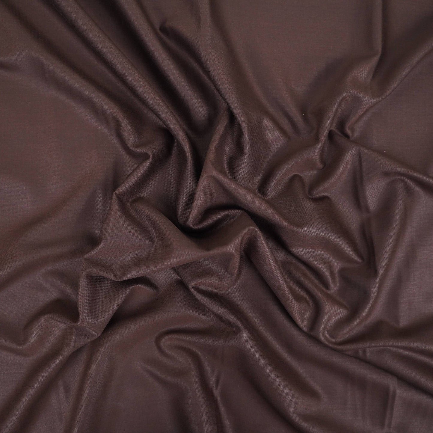 Dark Brown Solid Suiting Fabric ASMI-31277