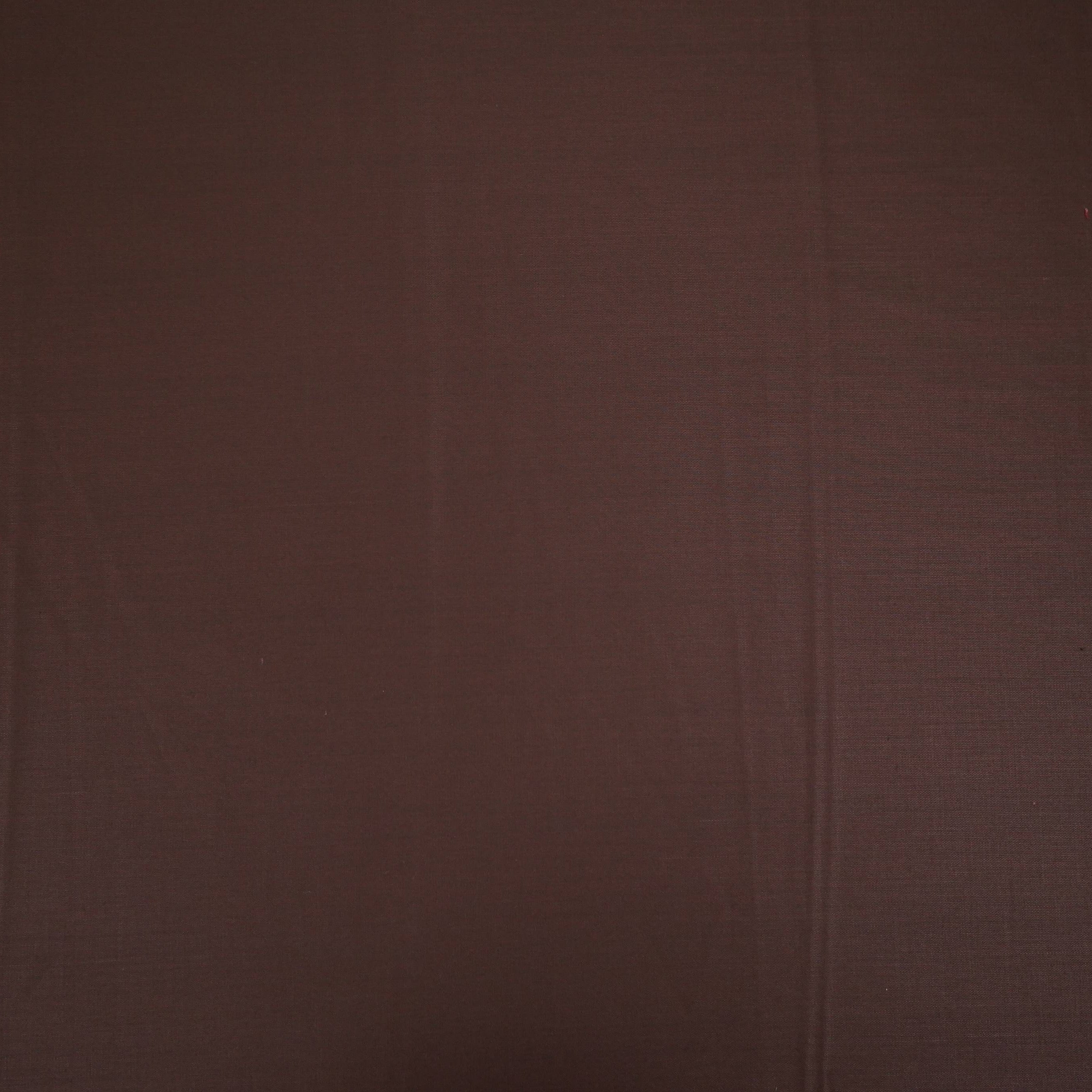 Dark Brown Solid Suiting Fabric ASMI-31277 - TradeUNO