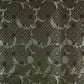 Olive Green Alfi Zari silver Meena Alfi Brocade Fabric HMSS-32737