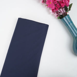 Navy Blue Solid Suiting Fabric ASMI-31280 - TradeUNO