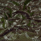 Olive Green Alfi Zari silver Meena Alfi Brocade Fabric HMSS-32737