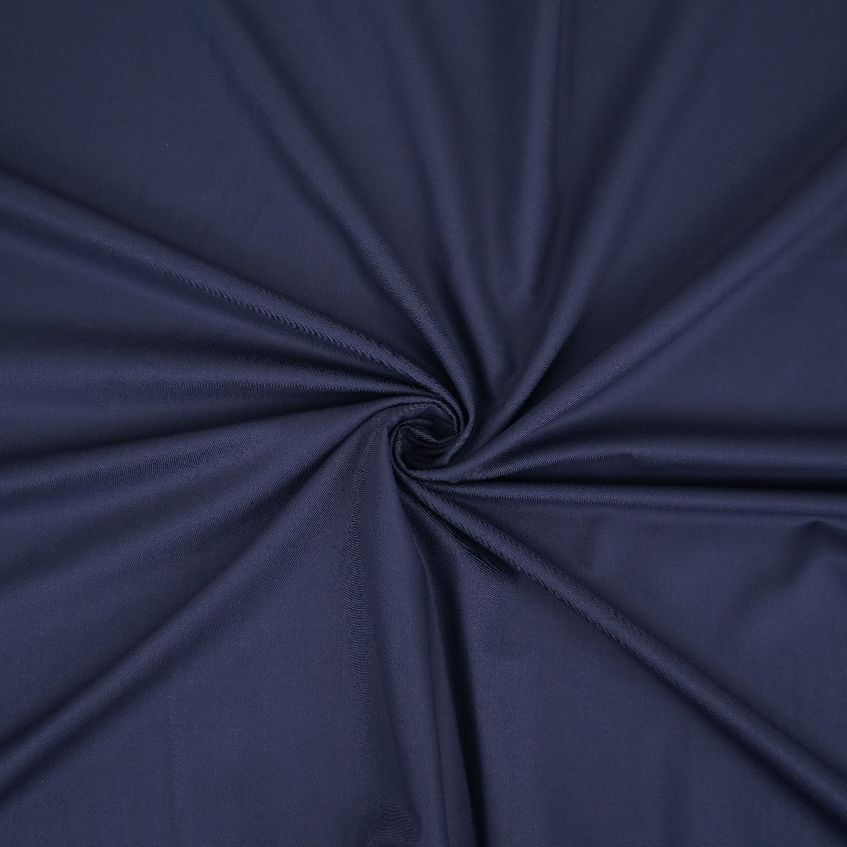 Navy Blue Solid Suiting Fabric ASMI-31280 - TradeUNO