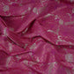 Magenta Alfi Zari silver Meena Alfi Brocade Fabric HMSS-32736