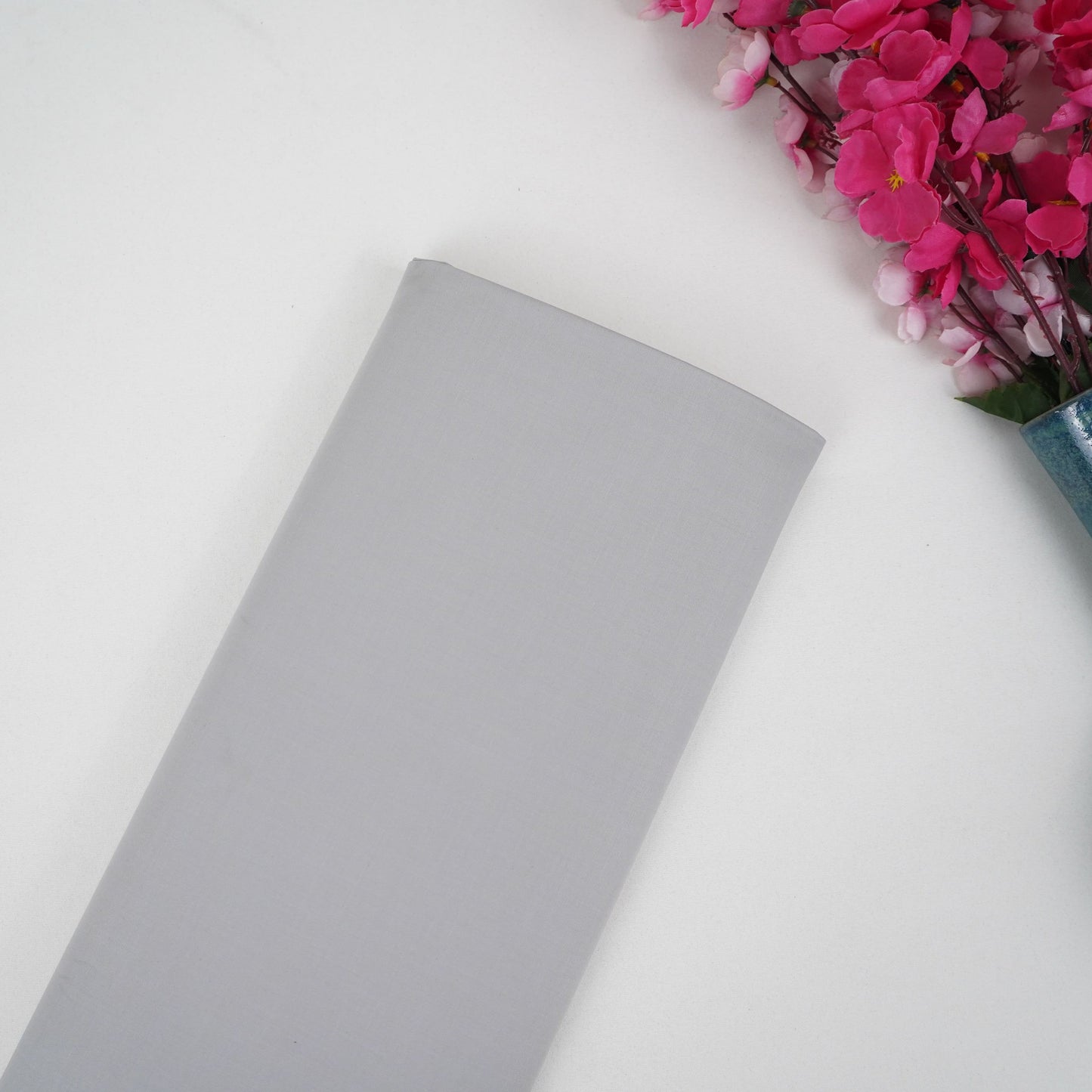 Light Grey Solid Suiting Fabric ASMI-31272