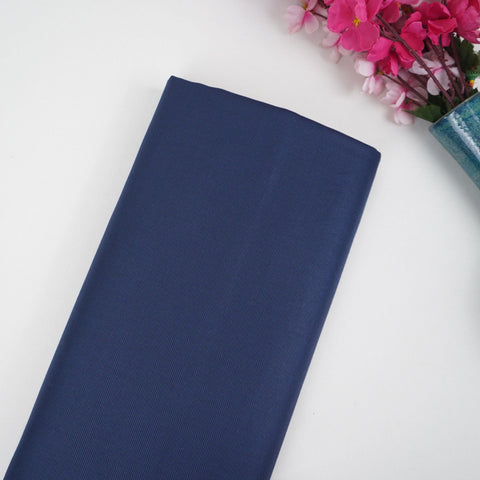 Blue Solid Suiting Fabric ASMI-31299