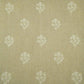 Greige floral embroidery Pure Linen Fabric SN-31144
