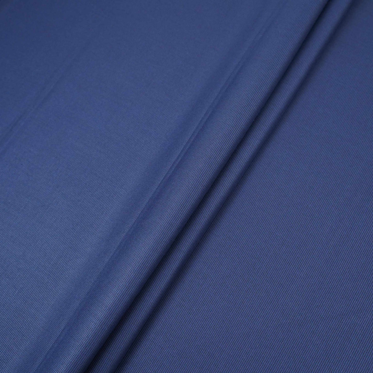Blue Solid Suiting Fabric ASMI-31299