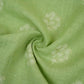 Sage Green floral embroidery Pure Linen Fabric SN-31143