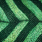 Dark Green Shibori Lehriya Bandhani Modal Silk Fabric BK-32709