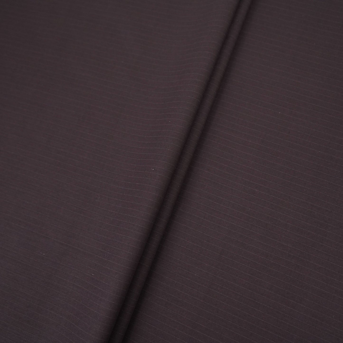 Plum Pin Stripes Suiting Fabric ASMI-31283