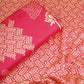 Magenta Pink Bagru Print Modal Satin SN-29497