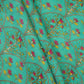 Turquoise Blue Floral Cutdana Mul Chanderi Fabric VF-30643