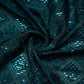 Green Geometrical Thread Work Georgette Fabric 17855