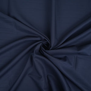 Navy Blue Solid Suiting Fabric ASMI-31275 - TradeUNO