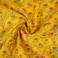 Yellow Floral Cutdana Mul Chanderi Fabric VF-30644