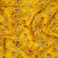 Yellow Floral Cutdana Mul Chanderi Fabric VF-30644