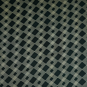 Dark Green Geomatrical Print Modal Satin SN-29511 - TradeUNO