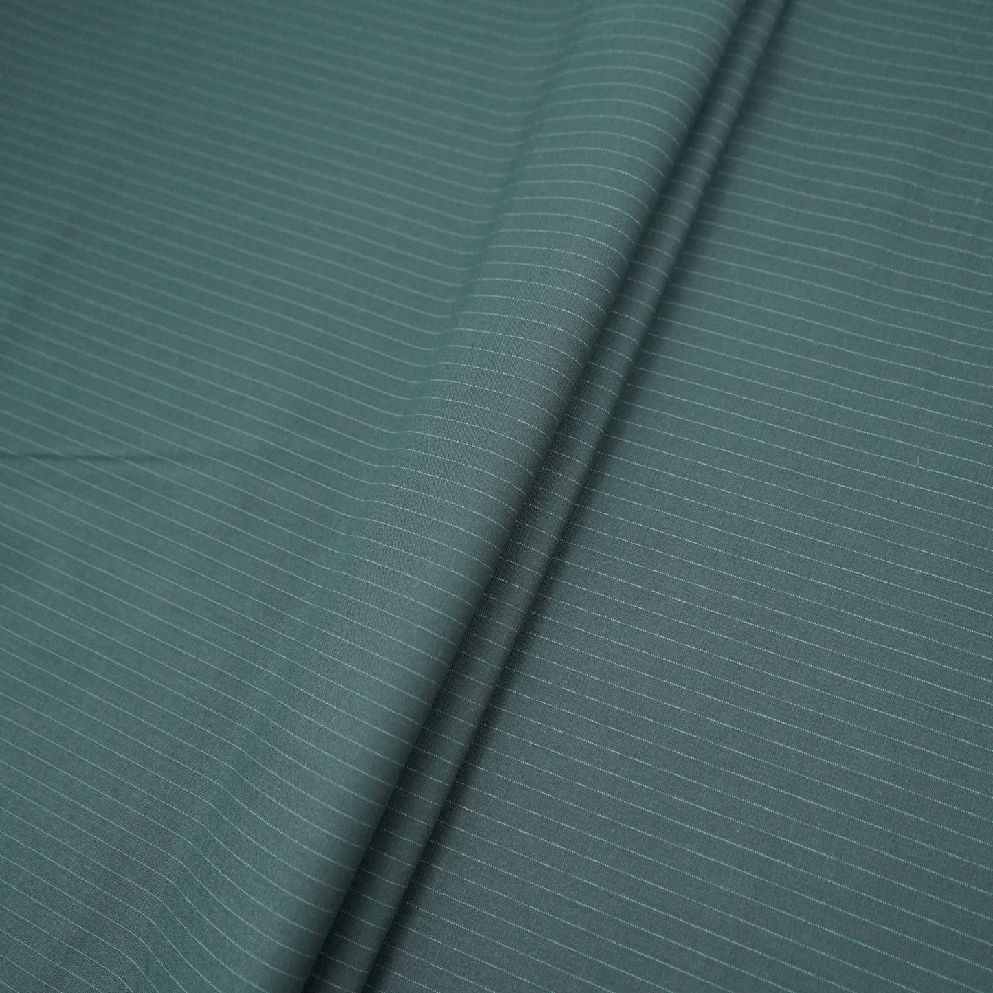 Black Pin Stripes Suiting Fabric ASMI-31286