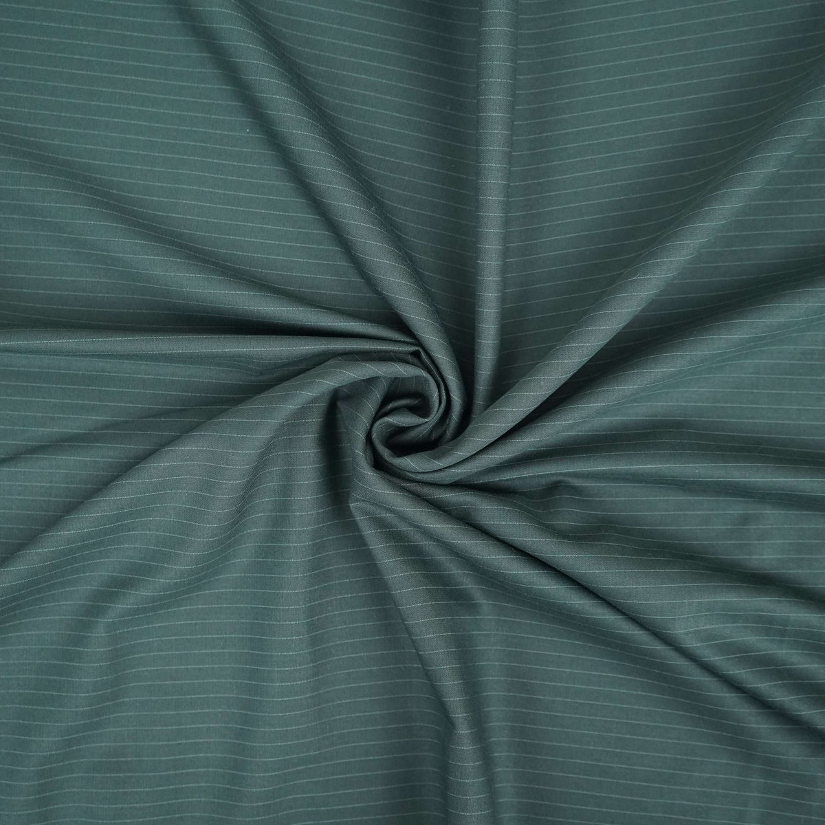 Black Pin Stripes Suiting Fabric ASMI-31286 - TradeUNO