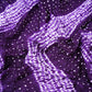 Purple Shibori Lehriya Bandhani Modal Silk Fabric BK-32713