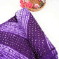 Purple Shibori Lehriya Bandhani Modal Silk Fabric BK-32713