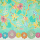 Teal Green 3D Floral Embroidery Mul Chanderi Fabric VF-30649