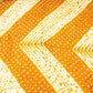 Mustard Shibori Lehriya Bandhani Modal Silk Fabric BK-32707