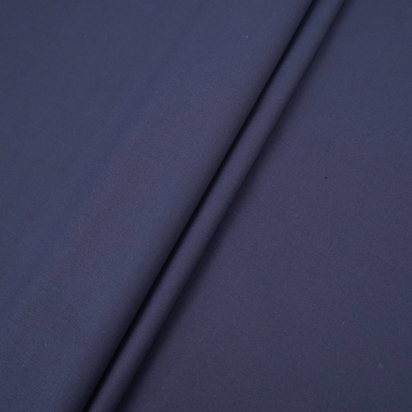 Navy Blue Solid Lycra Suiting Fabric ASMI-31291