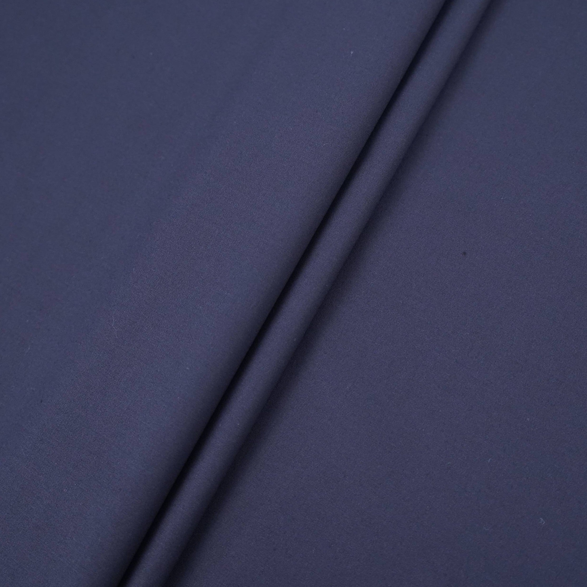 Navy Blue Solid Lycra Suiting Fabric ASMI-31291 - TradeUNO