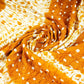 Mustard Shibori Lehriya Bandhani Modal Silk Fabric BK-32707