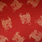 Red Gond art Print Modal Satin SN-29515