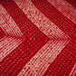 Red Shibori Lehriya Bandhani Modal Silk Fabric BK-32710