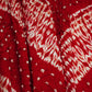 Red Shibori Lehriya Bandhani Modal Silk Fabric BK-32710