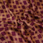 Wine Geomatrical Print Modal Satin SN-29510