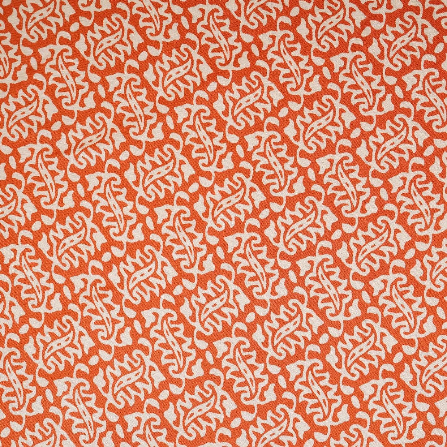 Orange Bagru Print Modal Satin SN-29498
