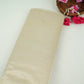 Off White Dyeable Golden Stripes Tissue Fabric AC-32913