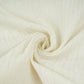 Off White Dyeable Silver Stripes Tissue Fabric AC-32446