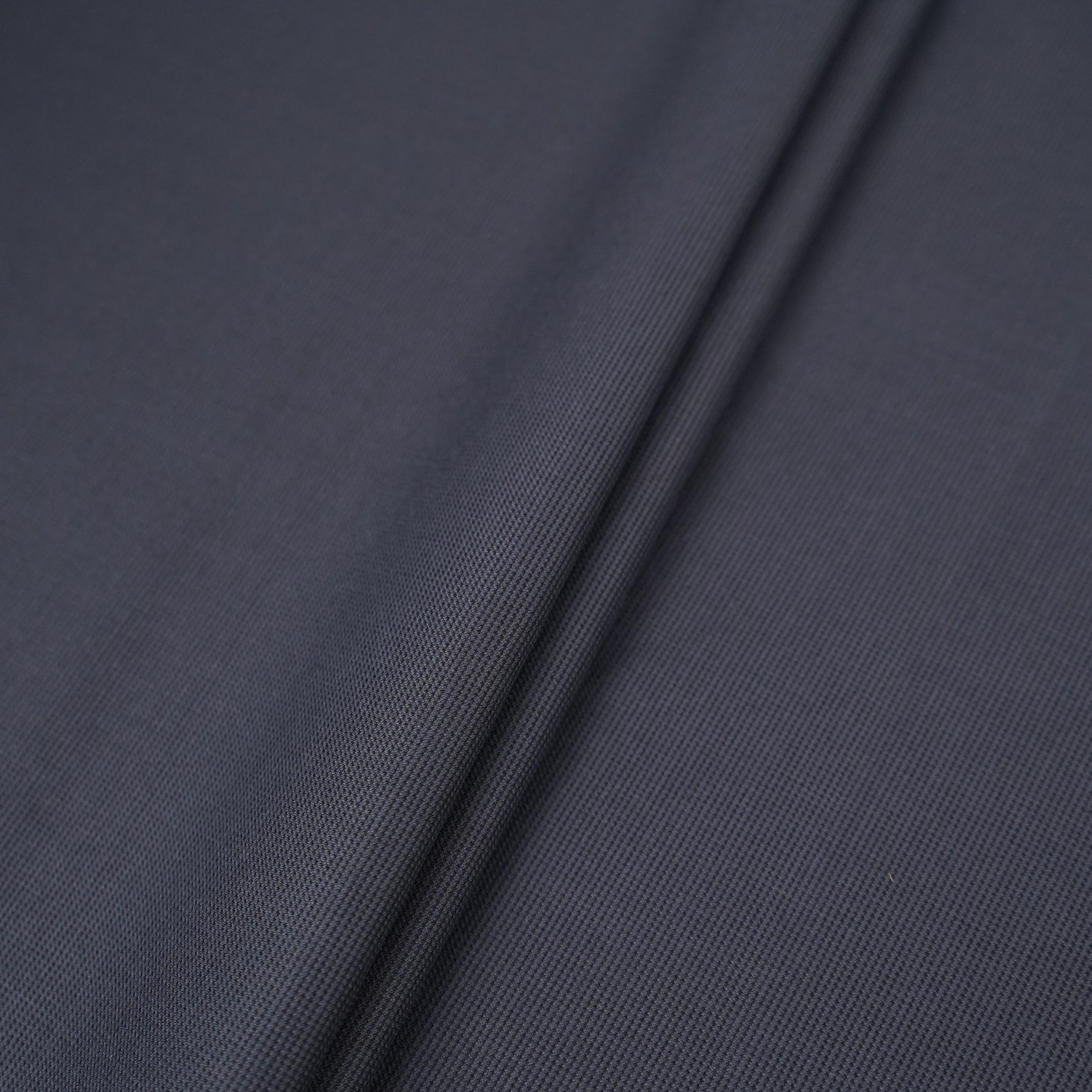 Dark Grey Solid Suiting Fabric ASMI-31300 - TradeUNO