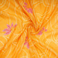 Brown Bandhani Cutdana Mul Chanderi Fabric VF-30646