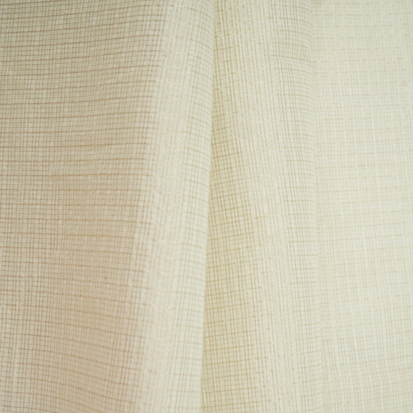 Off White Dyeable Checks Tissue Fabric AC-32451