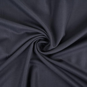 Charcoal Grey Solid Suiting Fabric ASMI-31298 - TradeUNO