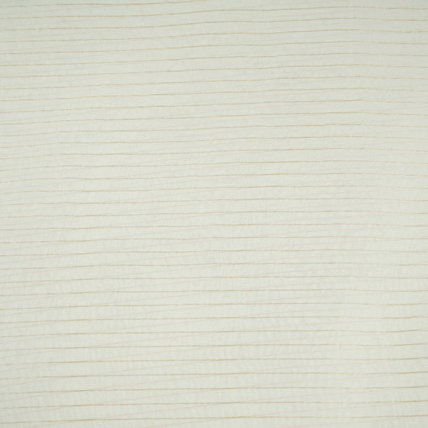 Off White Dyeable Silver Stripes Tissue Fabric AC-32449