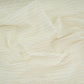 Off White Dyeable Silver Stripes Tissue Fabric AC-32449