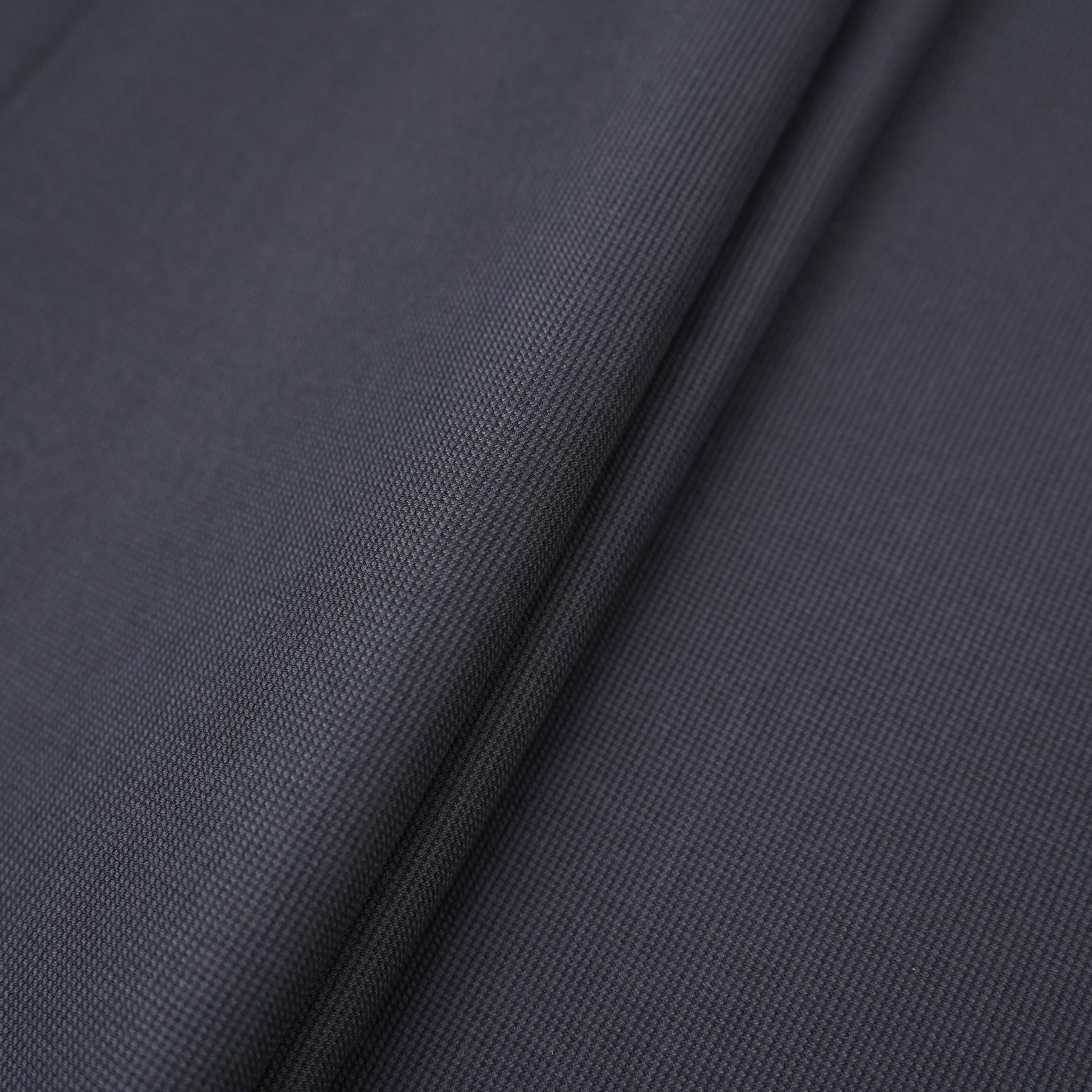 Charcoal Grey Solid Suiting Fabric ASMI-31298 - TradeUNO