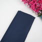 Navy Blue Check Weave Suiting Fabric ASMI-31308